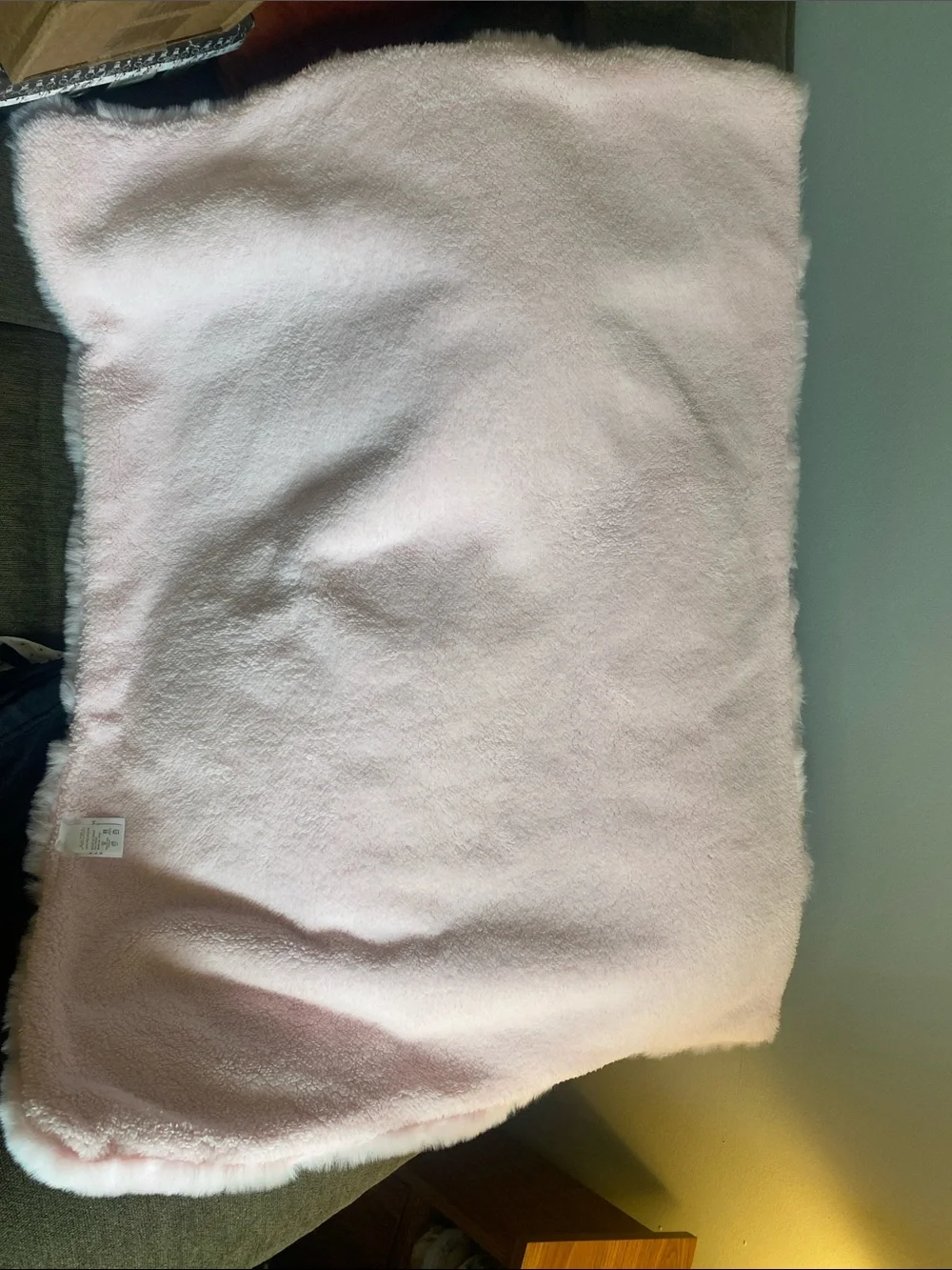 Plush Pink Baby Blanket